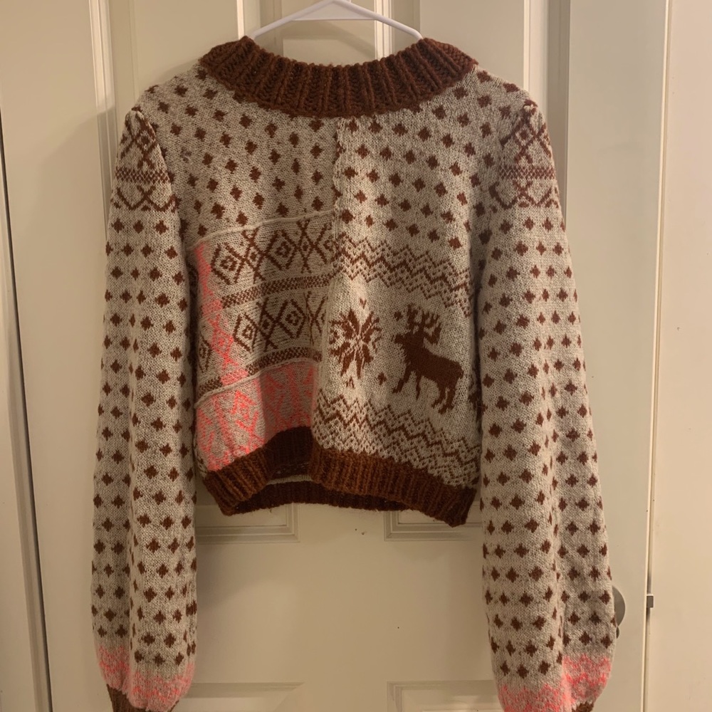 NWOT Free People Snow Globe Sweater - Picture 2 of 4